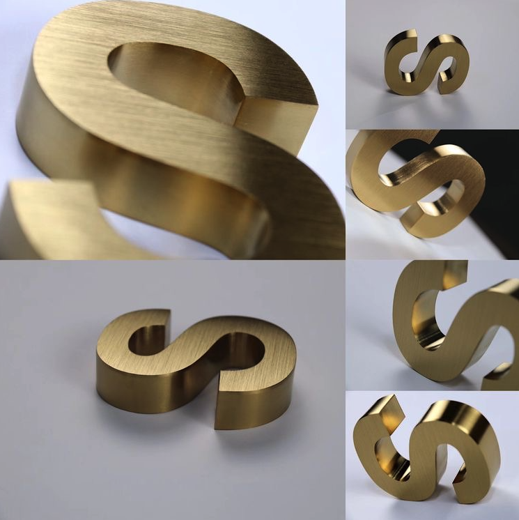 تصنيع وتركيب لوحات حروف بارزة استيل فخمة